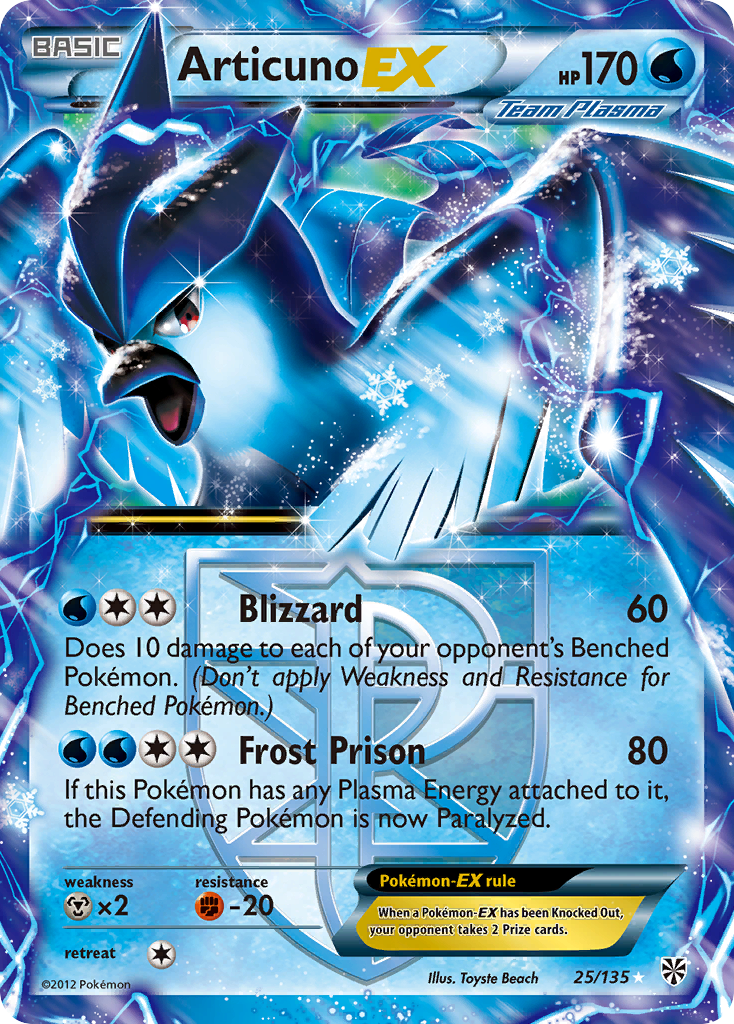 Plasma Storm Articuno EX #25/135