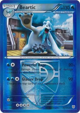 Plasma Storm Beartic #41/135 reverse holo