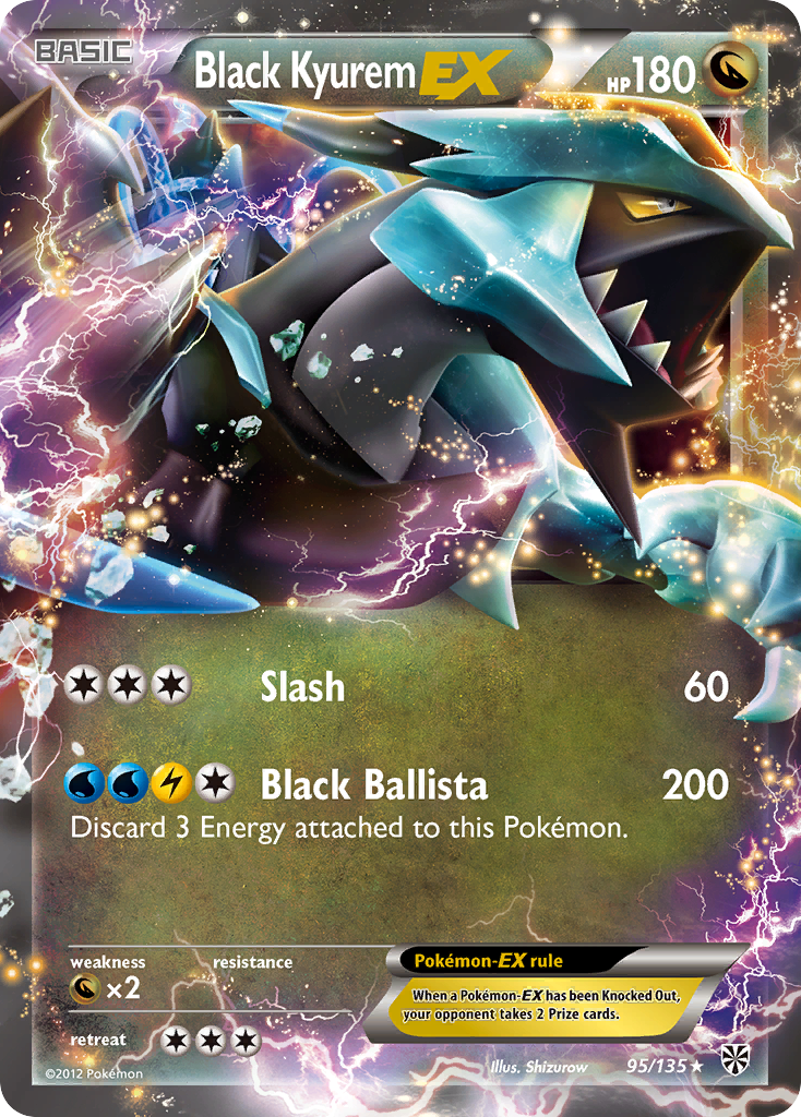 Plasma Storm Black Kyurem EX #95/135