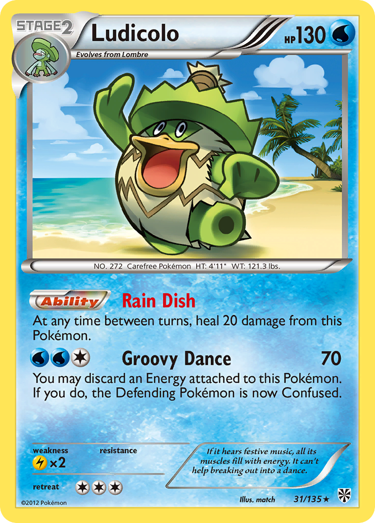 Plasma Storm Ludicolo #31/135