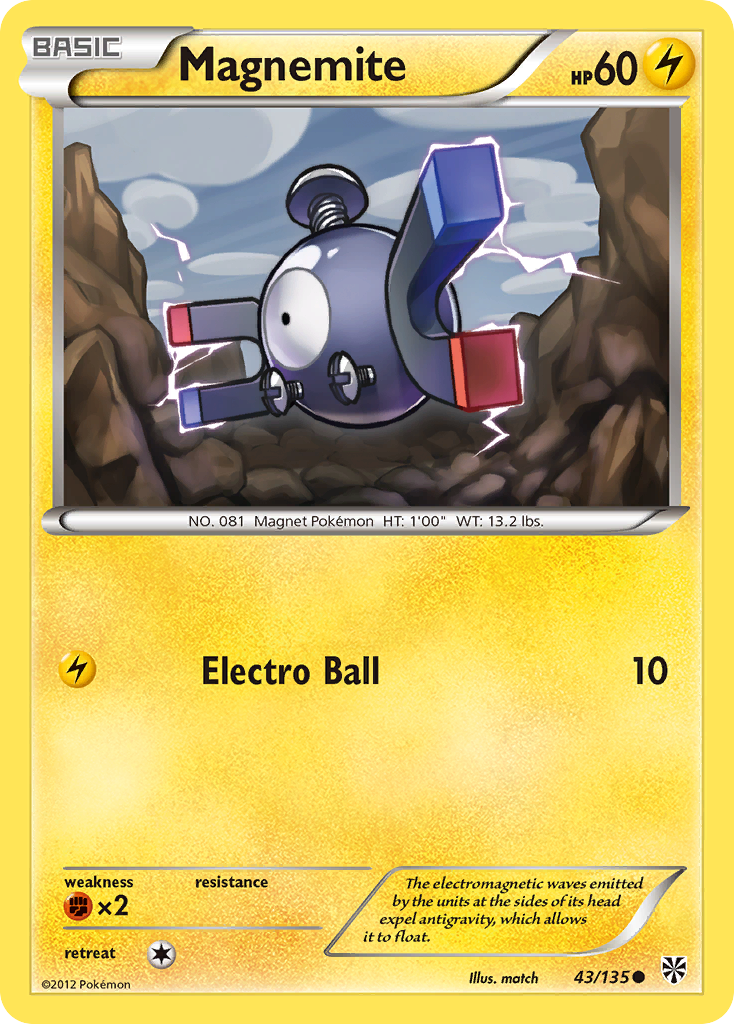 Plasma Storm Magnemite #43/135