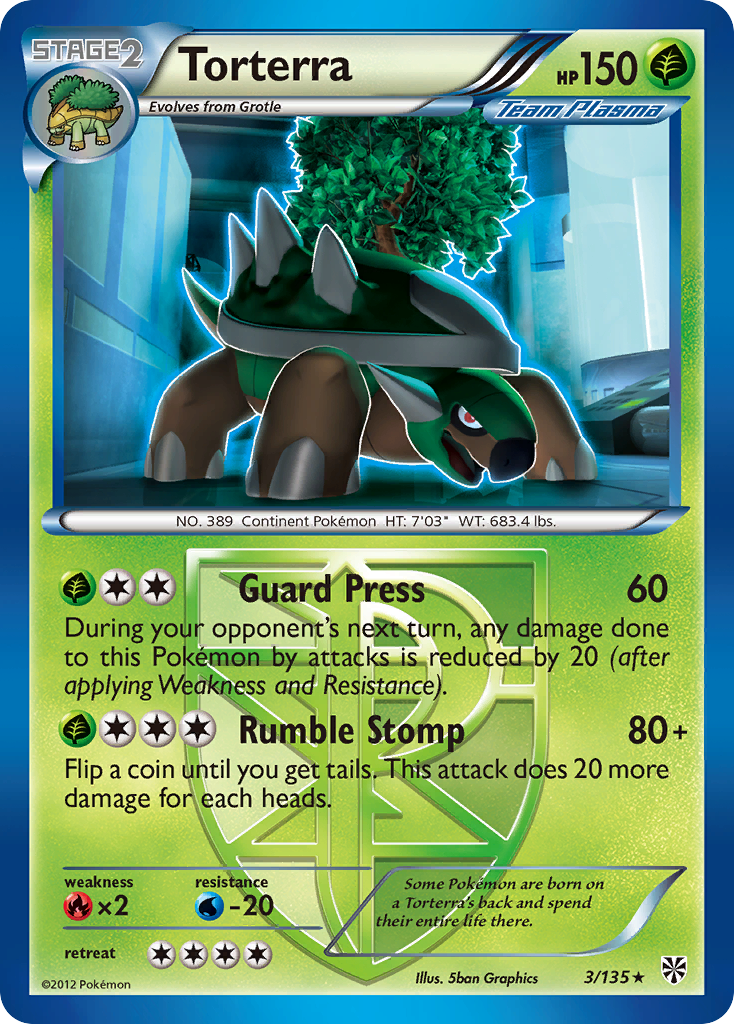 Plasma Storm Torterra #3/135