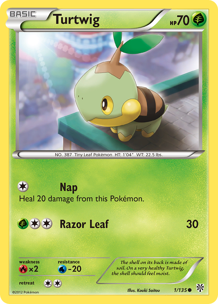 Plasma Storm Turtwig #1/135