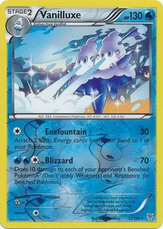 Plasma Storm Vanilluxe #37/135 reverse holo