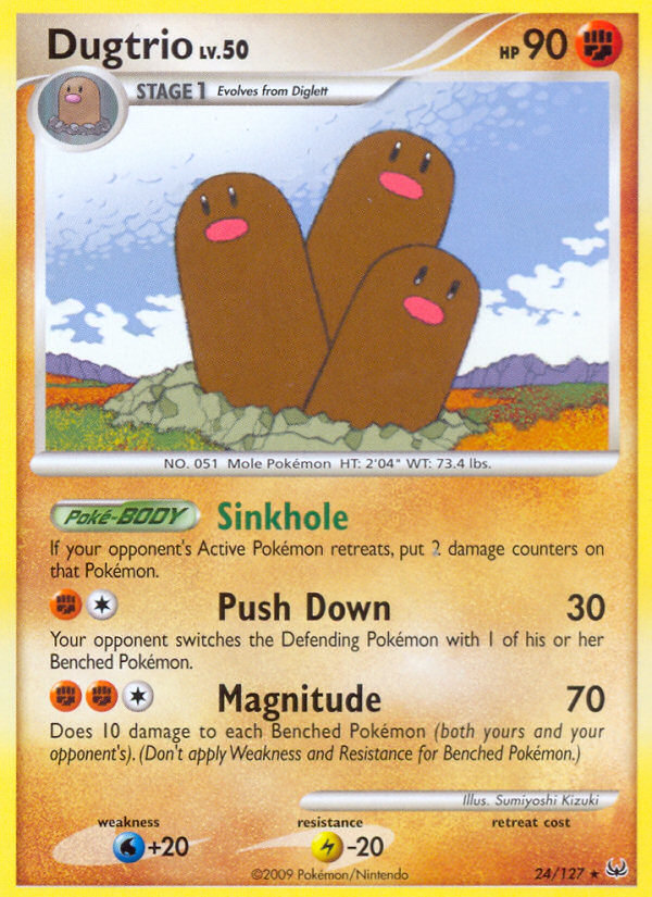 Platinum Dugtrio #24/127