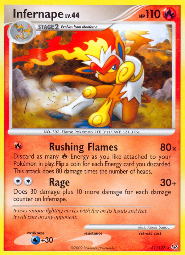 Platinum Infernape #31/127