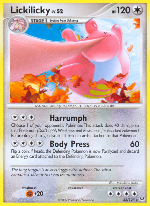 Platinum Lickilicky #33/127
