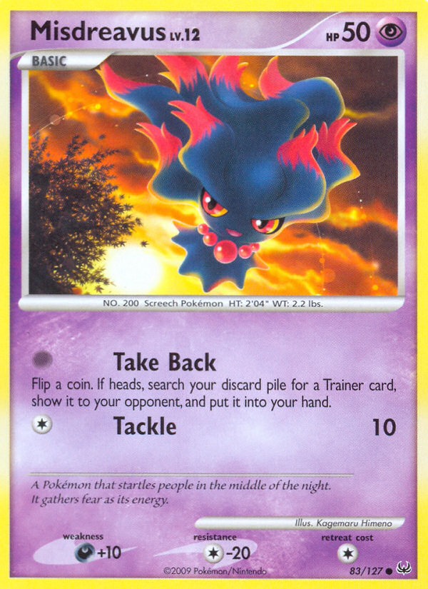 Platinum Misdreavus #83/127