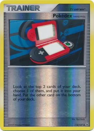 Platinum Pokedex Handy 910is #114/127 reverse holo