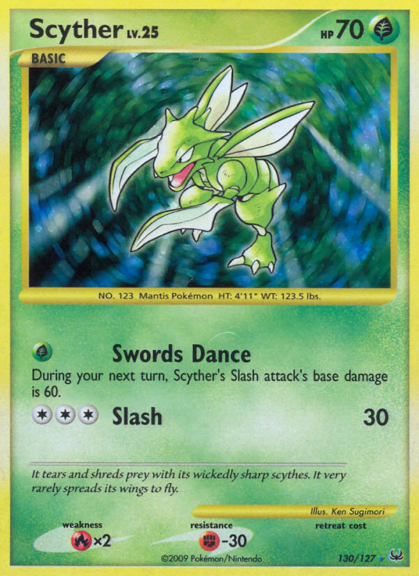 Platinum Scyther #130/127