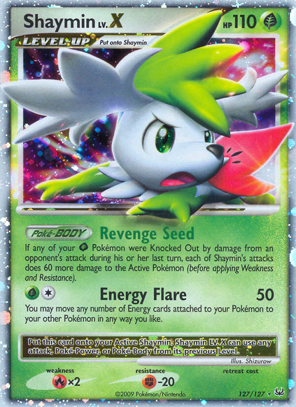 Platinum Shaymin LV. X #127/127