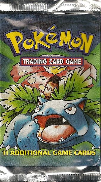 Pokémon Base Set Booster Pack venusaur