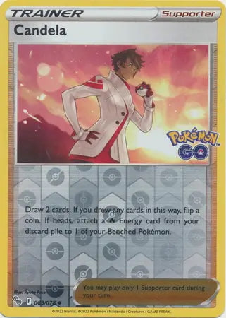 Pokémon Go Candela #65/78 reverse holo