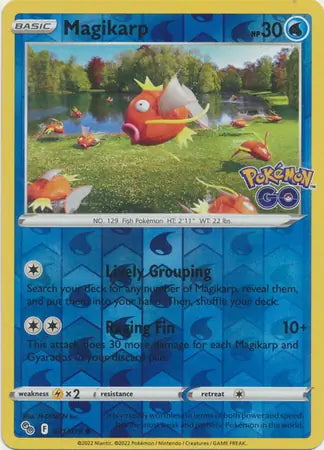 Pokémon Go Magikarp #21/78 reverse holo