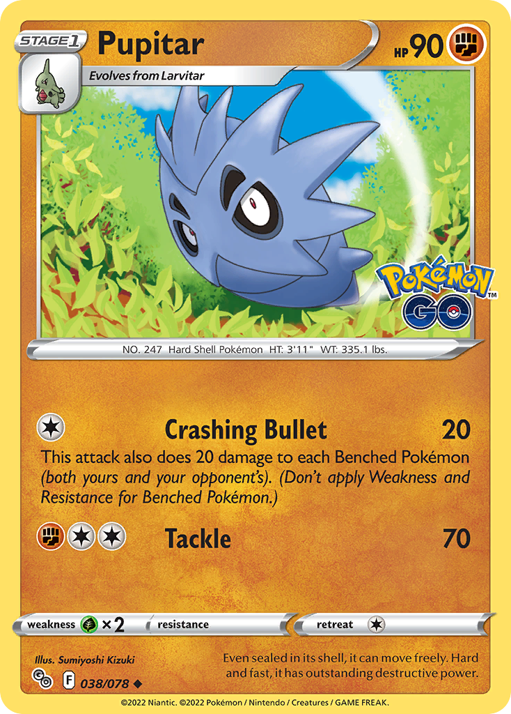 Pokémon Go Pupitar #38/78
