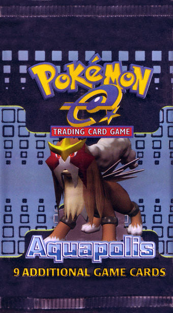 Pokémon E-Series Aquapolis Booster Pack Entei
