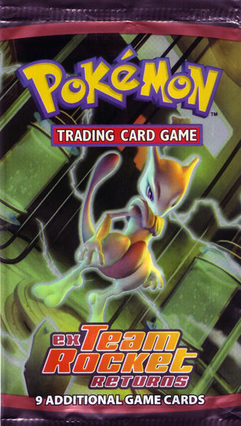 Pokémon EX Team Rocket Returns Booster Pack Mewtwo