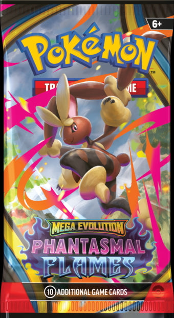 Pokémon Mega Evolutions Phantasmal Flames Booster Pack Lopunny