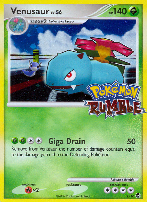 Pokemon Rumble Holo Venusaur #1
