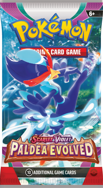Pokémon Scarlet & Violet Paldea Evolved Booster Pack Quaquaval