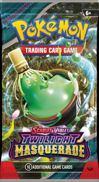 Pokémon Scarlet & Violet Twilight Masquerade Booster Pack Sinistcha