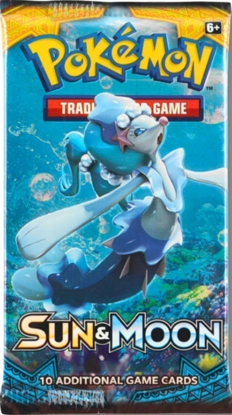 Pokémon Sun & Moon Base Set Booster Pack Primarina