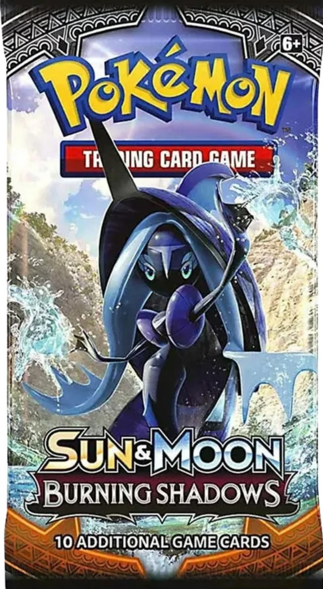 Pokémon Sun & Moon Burning Shadows Booster Pack Tapu-Fini