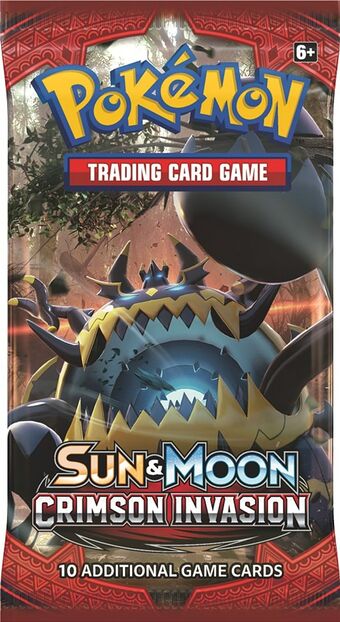 Pokémon Sun & Moon Crimson Invasion Booster Pack Guzzlord