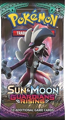 Pokémon Sun & Moon Guardians Rising Booster Pack Lycanroc