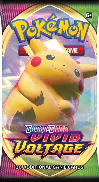 Pokémon Sword & Shield Vivid Voltage Booster Pack Pikachu
