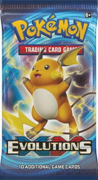 Pokémon XY Evolutions Booster Pack Raichu
