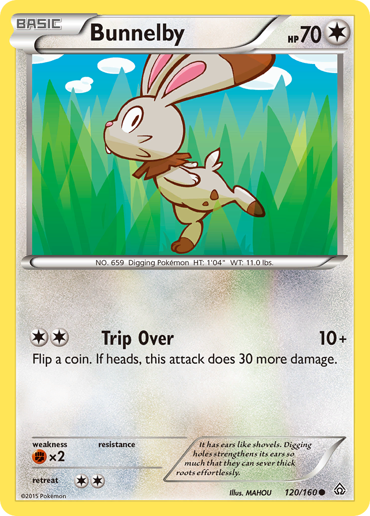 Primal Clash Bunnelby #120/160