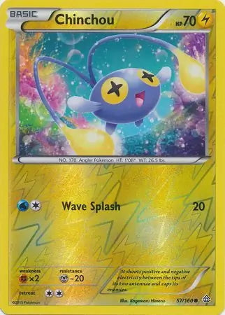 Primal Clash Chinchou #57/160 reverse holo