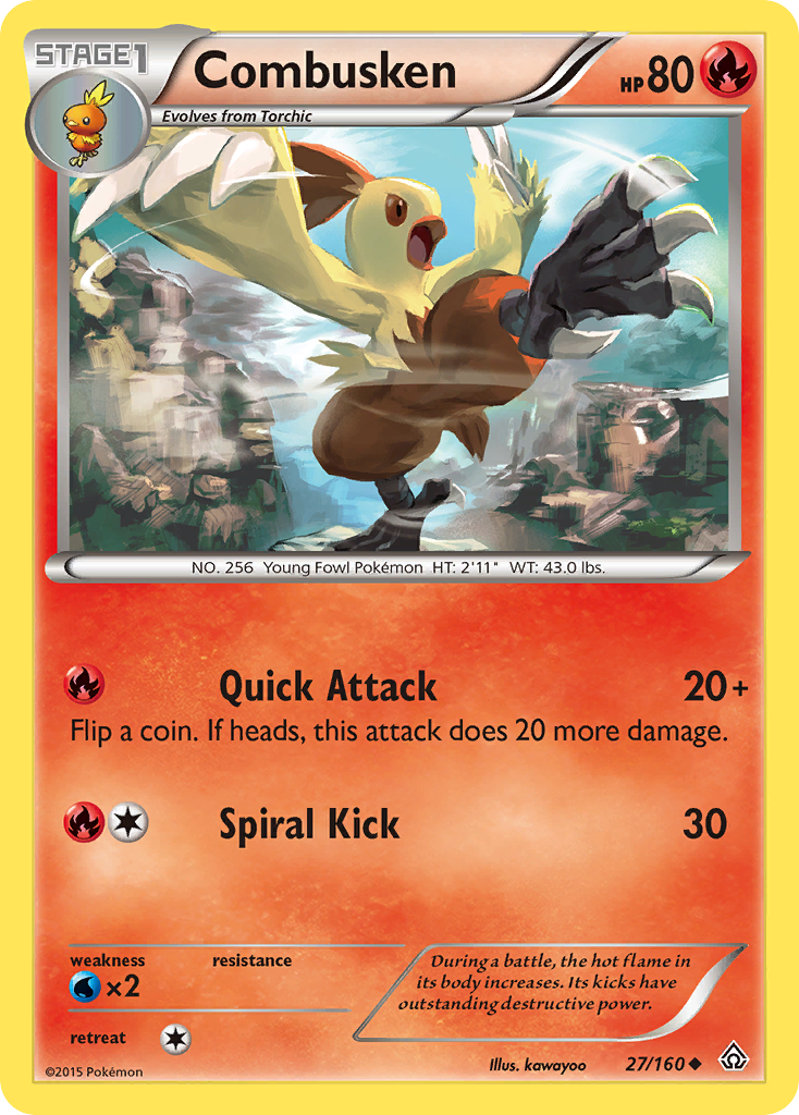 Primal Clash Combusken #27/160