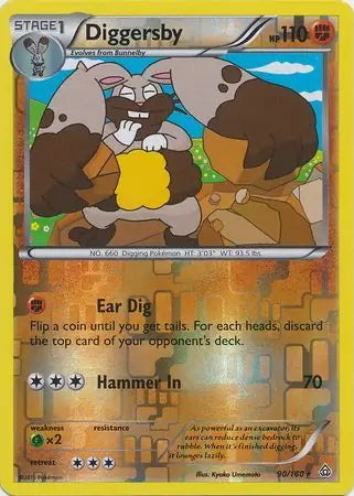Primal Clash Diggersby #90/160 reverse holo