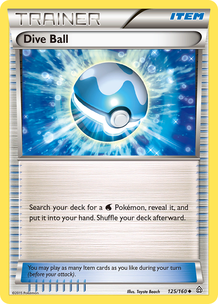 Primal Clash Dive Ball #125/160