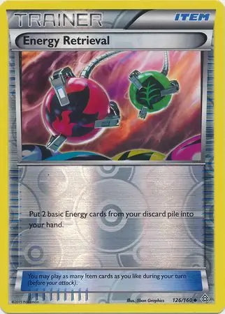 Primal Clash Energy Retrieval #126/160 reverse holo