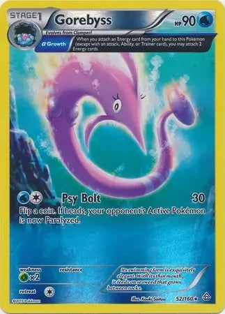 Primal Clash Gorebyss #52/160 reverse holo