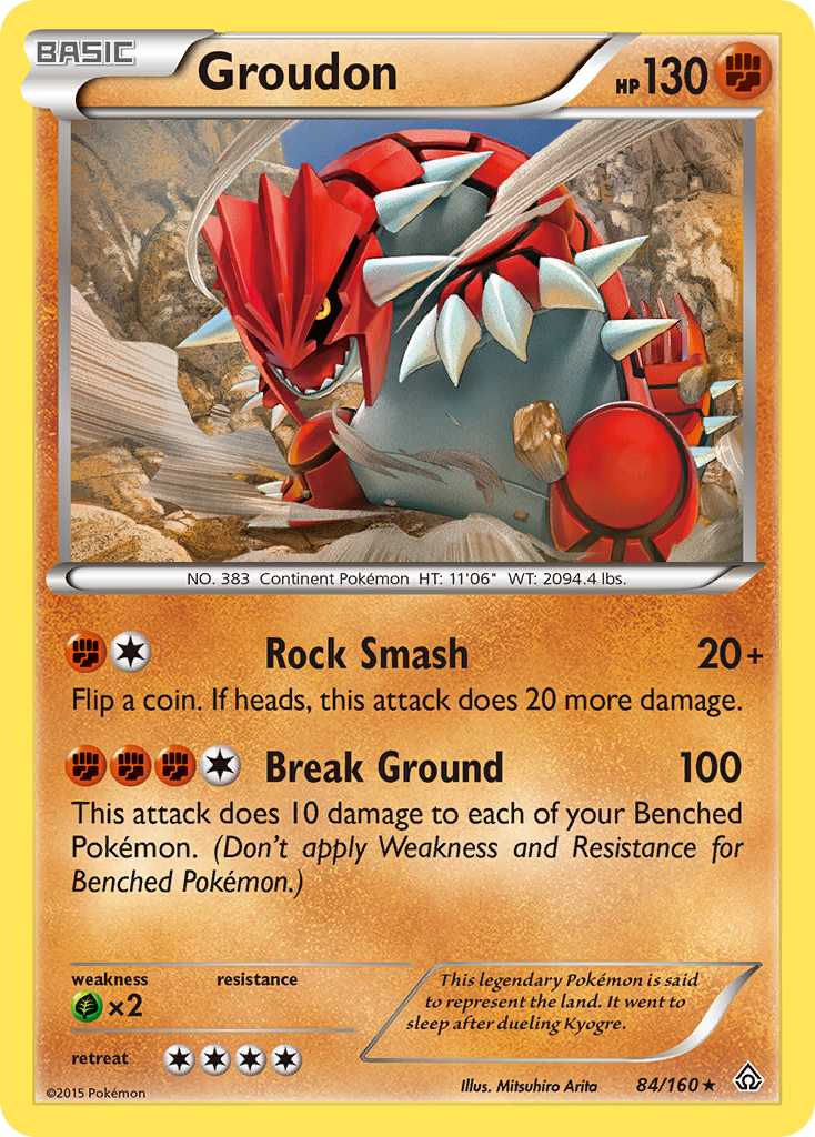 Primal Clash Groudon #84/160