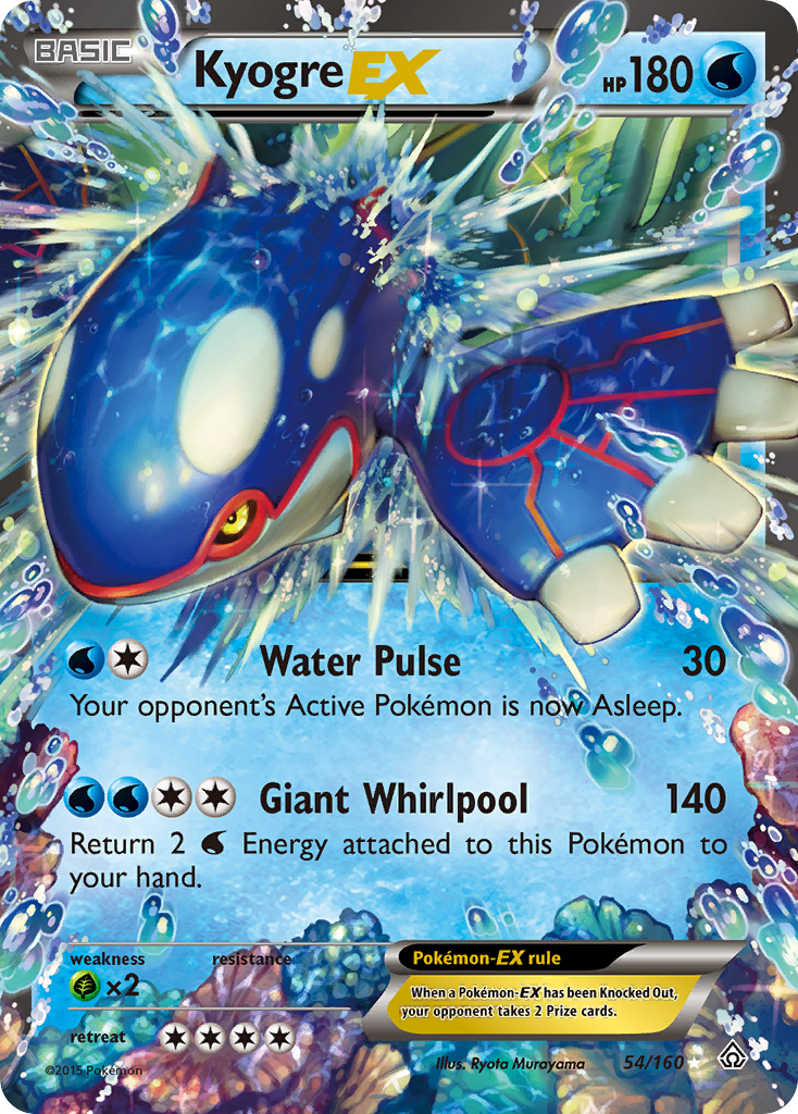 Primal Clash Kyogre EX #54/160