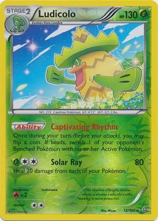 Primal Clash Ludicolo #12/160 reverse holo