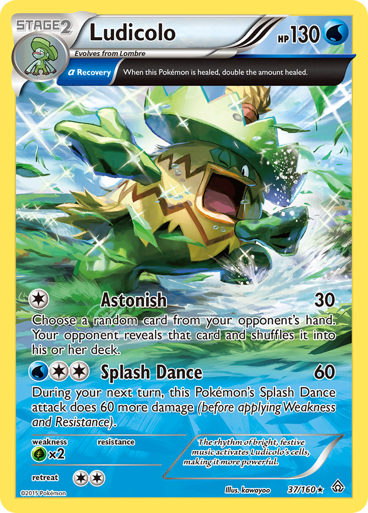 Primal Clash Ludicolo #37/160