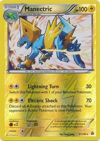 Primal Clash Manectric #61/160 reverse holo