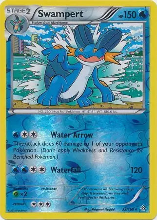 Primal Clash Swampert #35/160 reverse holo
