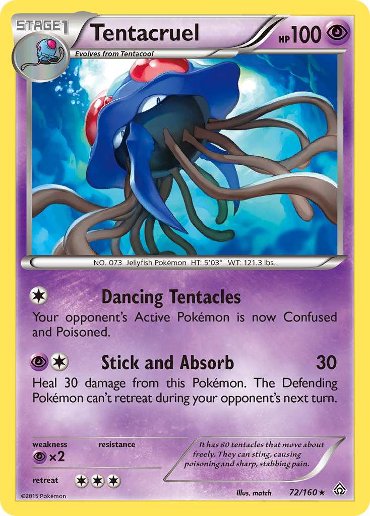 Primal Clash Tentacruel #72/160