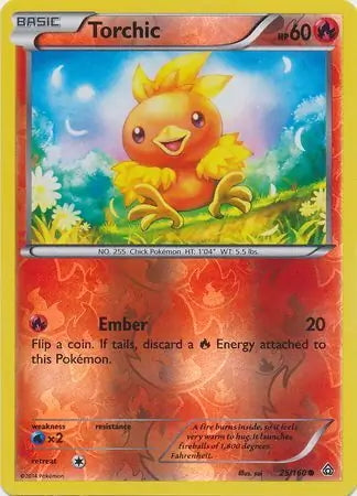 Primal Clash Torchic #25/160 reverse holo