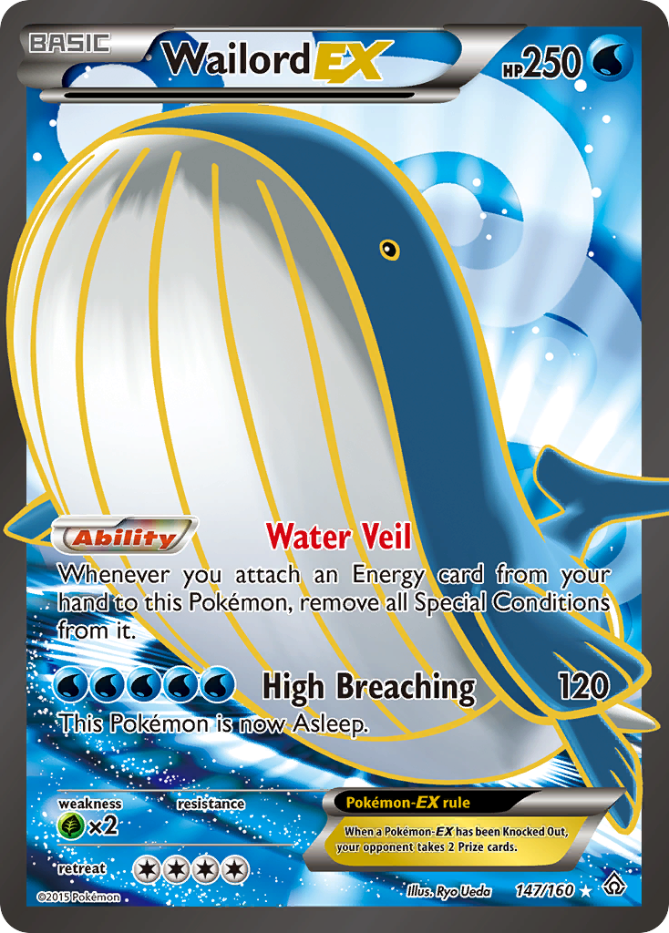 Primal Clash Wailord EX #147/160