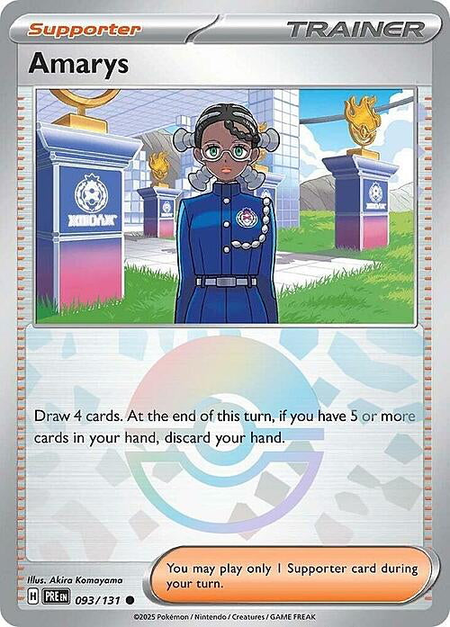 Prismatic Evolutions Amarys #093/131 Pokéball