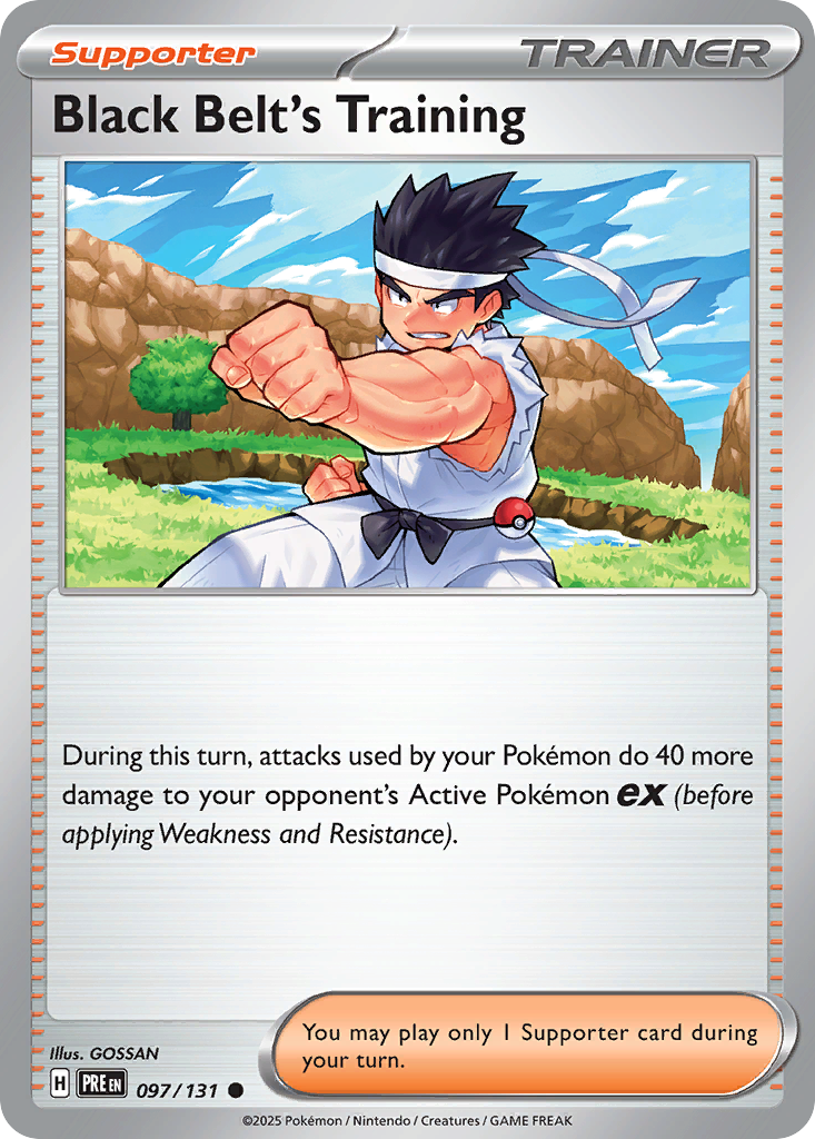 Prismatic Evolutions Black Belt's Training #097/131