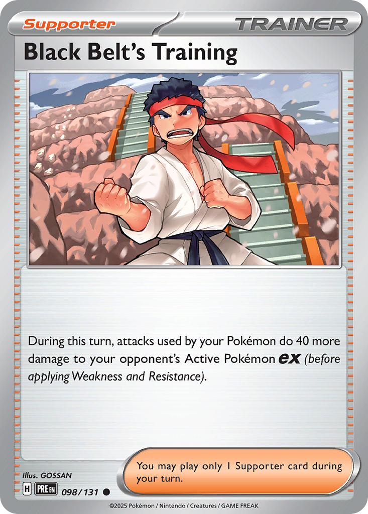 Prismatic Evolutions Black Belt's Training #098/131